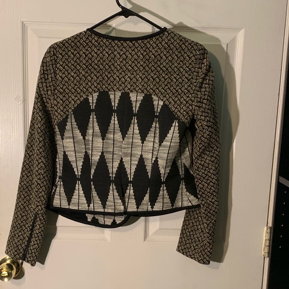 Rachel Roy Structured Patterned Blazer - image 3